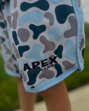 Load image into Gallery viewer, Blue Camo Swim Trunks