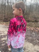 Load image into Gallery viewer, Kryptic Pink & White Long Sleeve