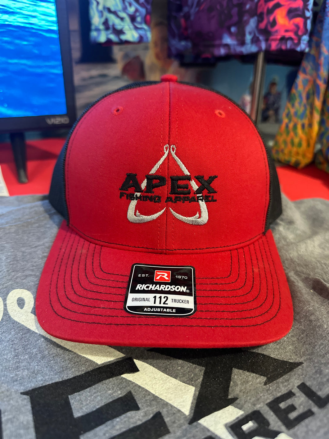 Red/Black Richardson Hat