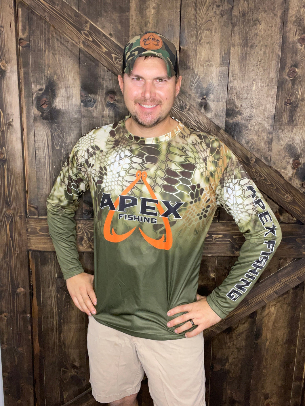 Baby/Youth Kryptic Camo/Green Long Sleeve