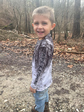 Load image into Gallery viewer, Youth/Toddler Kryptic Grey &amp; White Long Sleeve
