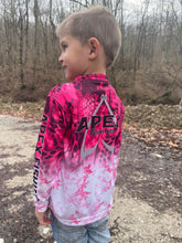 Load image into Gallery viewer, Youth/Toddler Kryptic Pink &amp; White Long Sleeve

